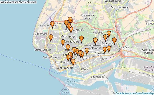 plan La Culture Le Havre Associations La Culture Le Havre : 217 associations
