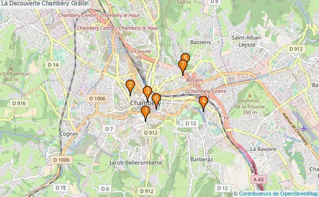 plan La Decouverte Chambéry Associations La Decouverte Chambéry : 7 associations