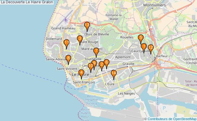 plan La Decouverte Le Havre Associations La Decouverte Le Havre : 14 associations