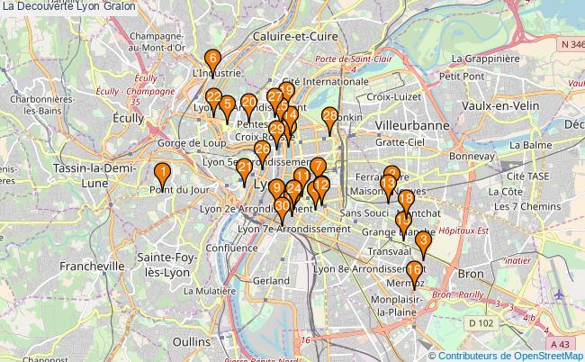 plan La Decouverte Lyon Associations La Decouverte Lyon : 145 associations