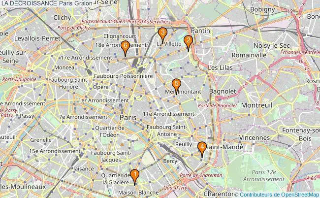 plan LA DÉCROISSANCE Paris Associations LA DÉCROISSANCE Paris : 7 associations