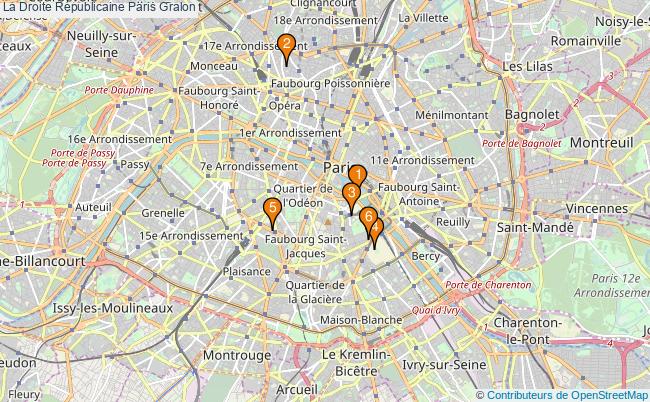 plan La Droite Républicaine Paris Associations La Droite Républicaine Paris : 6 associations