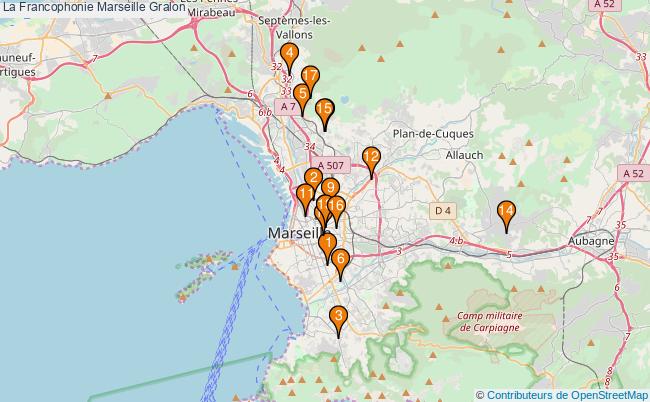 plan La Francophonie Marseille Associations La Francophonie Marseille : 18 associations