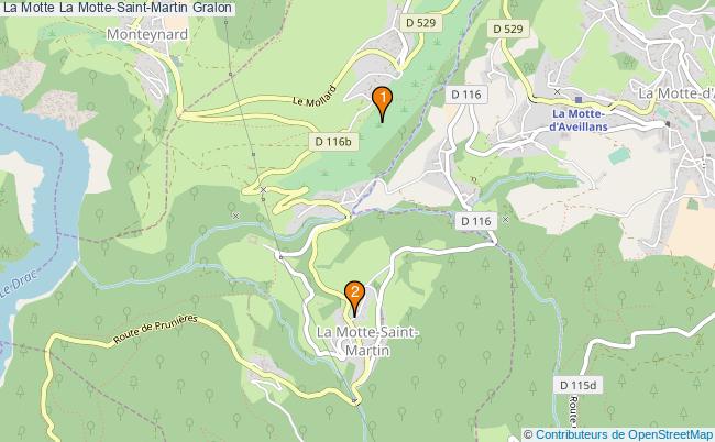 plan La Motte La Motte-Saint-Martin Associations La Motte La Motte-Saint-Martin : 2 associations