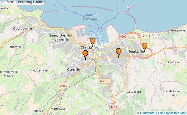 plan La Patrie Cherbourg Associations La Patrie Cherbourg : 9 associations