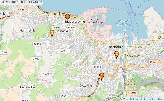 plan La Politique Cherbourg Associations La Politique Cherbourg : 4 associations