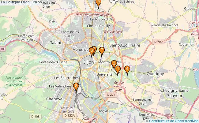 plan La Politique Dijon Associations La Politique Dijon : 9 associations