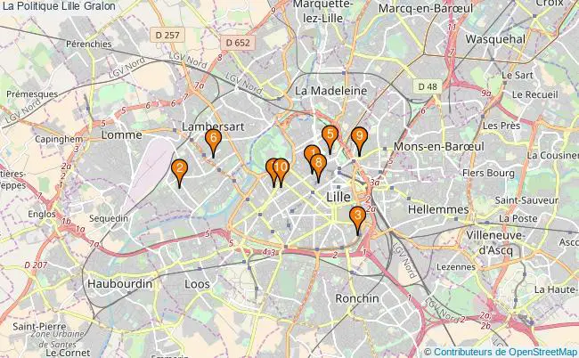 plan La Politique Lille Associations La Politique Lille : 13 associations