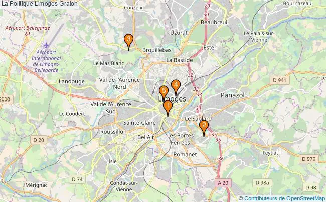 plan La Politique Limoges Associations La Politique Limoges : 7 associations
