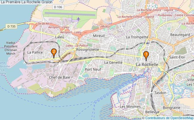 plan La Première La Rochelle Associations La Première La Rochelle : 5 associations