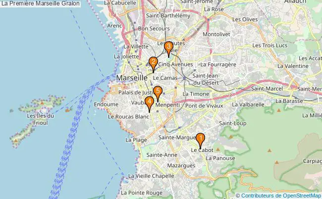 plan La Première Marseille Associations La Première Marseille : 9 associations