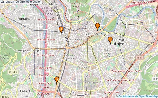 plan La randonnée Grenoble Associations La randonnée Grenoble : 4 associations