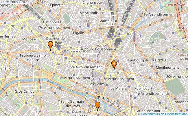 plan La re Paris Associations La re Paris : 5 associations