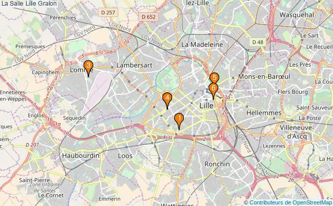plan La Salle Lille Associations La Salle Lille : 10 associations