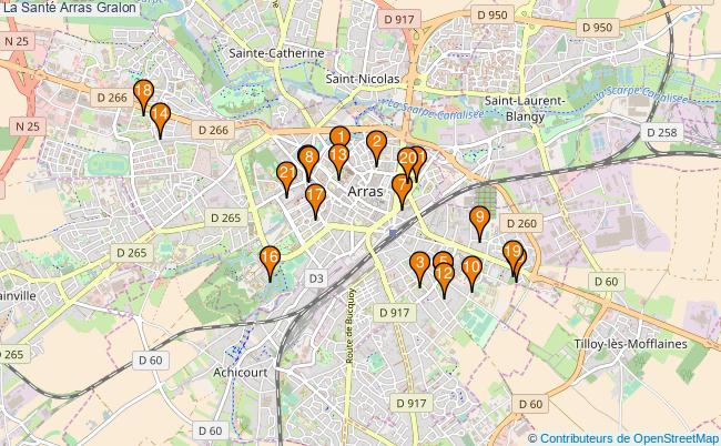 plan La Santé Arras Associations La Santé Arras : 18 associations