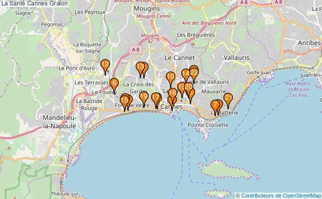 plan La Santé Cannes Associations La Santé Cannes : 35 associations