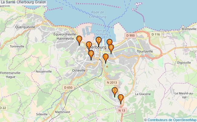 plan La Santé Cherbourg Associations La Santé Cherbourg : 17 associations