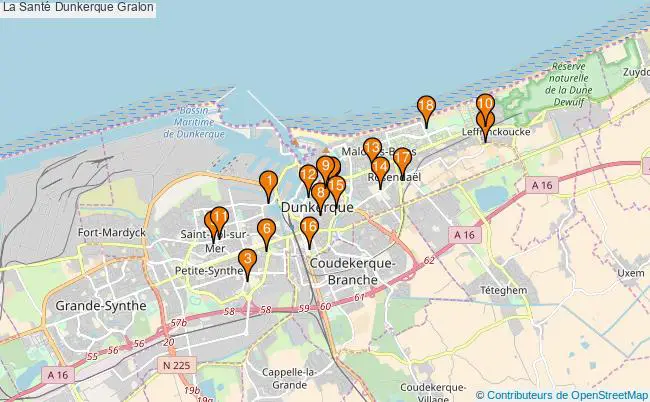 plan La Santé Dunkerque Associations La Santé Dunkerque : 22 associations