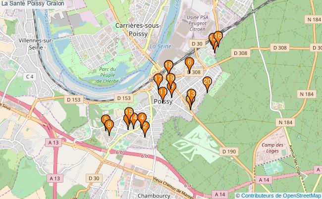 plan La Santé Poissy Associations La Santé Poissy : 22 associations