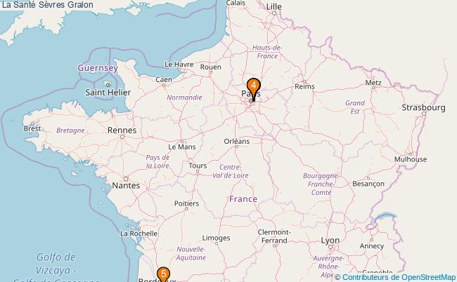 plan La Santé Sèvres Associations La Santé Sèvres : 11 associations