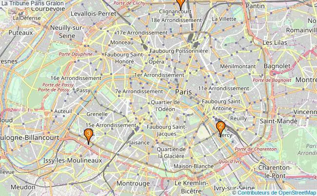 plan La Tribune Paris Associations La Tribune Paris : 3 associations