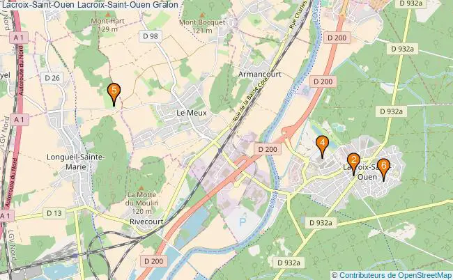 plan Lacroix-Saint-Ouen Lacroix-Saint-Ouen Associations Lacroix-Saint-Ouen Lacroix-Saint-Ouen : 6 associations