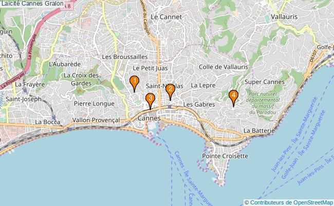 plan Laïcité Cannes Associations laïcité Cannes : 4 associations