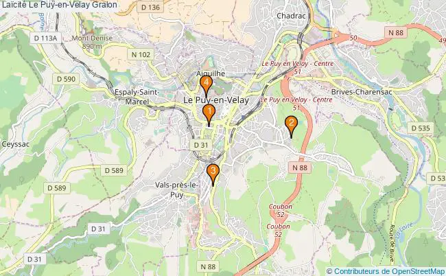 plan Laïcité Le Puy-en-Velay Associations laïcité Le Puy-en-Velay : 4 associations