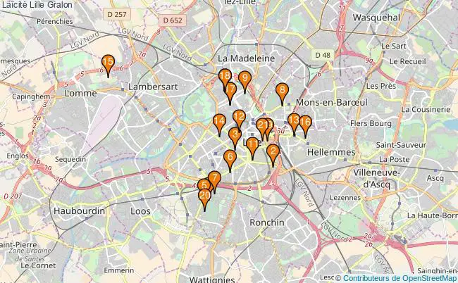 plan Laïcité Lille Associations laïcité Lille : 25 associations