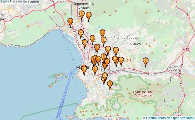 plan Laïcité Marseille Associations laïcité Marseille : 84 associations