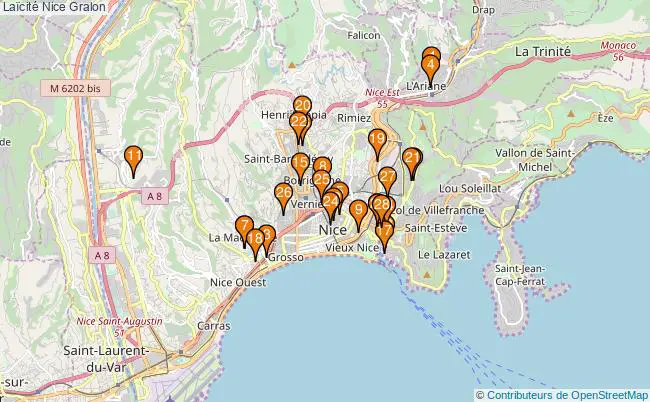plan Laïcité Nice Associations laïcité Nice : 32 associations