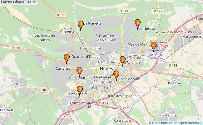 plan Laïcité Nîmes Associations laïcité Nîmes : 10 associations