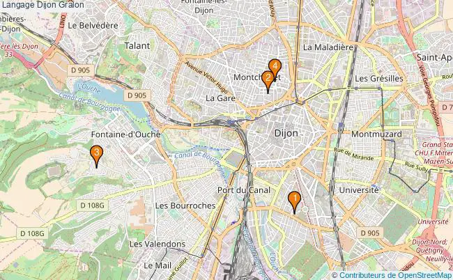 plan Langage Dijon Associations langage Dijon : 3 associations