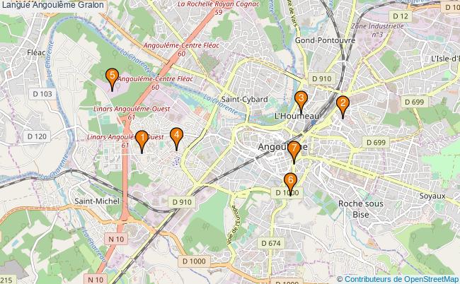 plan Langue Angoulême Associations langue Angoulême : 7 associations