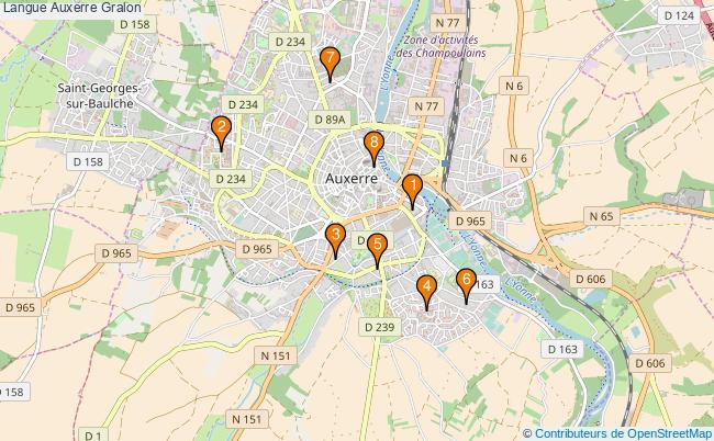 plan Langue Auxerre Associations langue Auxerre : 10 associations