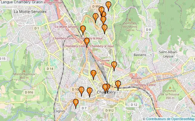 plan Langue Chambéry Associations langue Chambéry : 20 associations