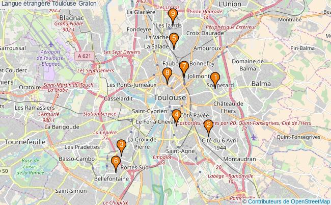 plan Langue étrangère Toulouse Associations Langue étrangère Toulouse : 8 associations