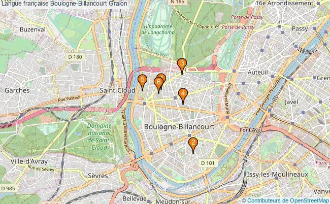 plan Langue française Boulogne-Billancourt Associations langue française Boulogne-Billancourt : 6 associations