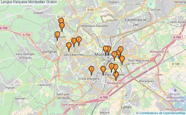 plan Langue française Montpellier Associations langue française Montpellier : 25 associations