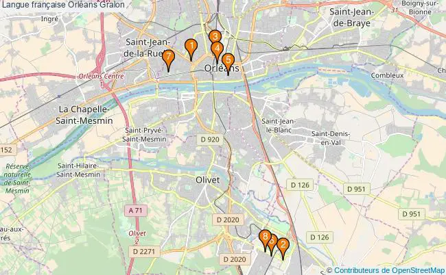 plan Langue française Orléans Associations langue française Orléans : 11 associations