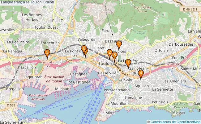 plan Langue française Toulon Associations langue française Toulon : 12 associations