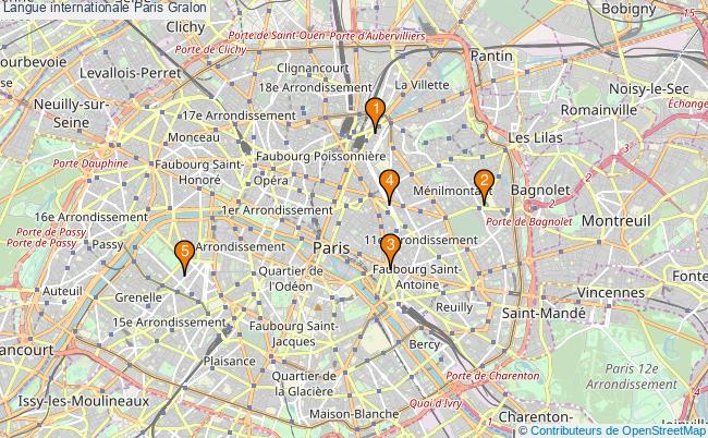 plan Langue internationale Paris Associations langue internationale Paris : 5 associations