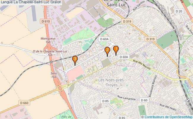 plan Langue La Chapelle-Saint-Luc Associations langue La Chapelle-Saint-Luc : 3 associations