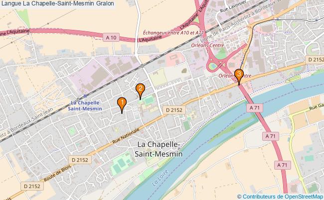 plan Langue La Chapelle-Saint-Mesmin Associations langue La Chapelle-Saint-Mesmin : 3 associations