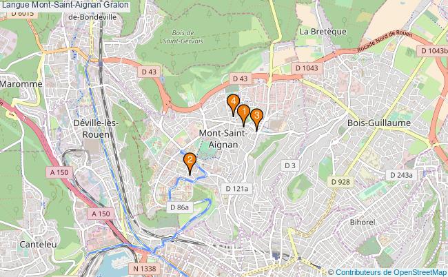 plan Langue Mont-Saint-Aignan Associations langue Mont-Saint-Aignan : 4 associations