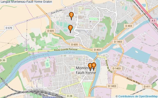 plan Langue Montereau-Fault-Yonne Associations langue Montereau-Fault-Yonne : 4 associations