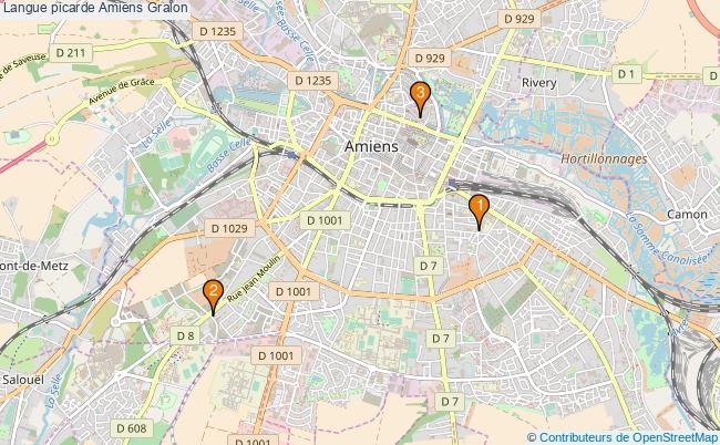 plan Langue picarde Amiens Associations langue picarde Amiens : 3 associations