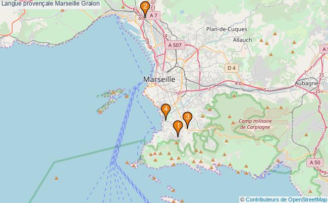 plan Langue provençale Marseille Associations langue provençale Marseille : 4 associations