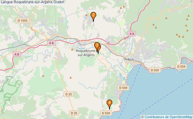 plan Langue Roquebrune-sur-Argens Associations langue Roquebrune-sur-Argens : 3 associations