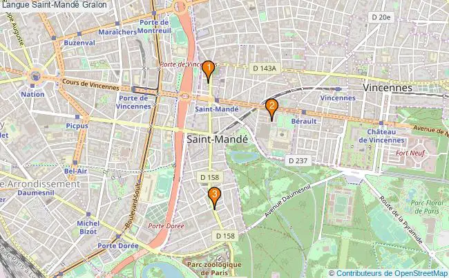plan Langue Saint-Mandé Associations langue Saint-Mandé : 4 associations